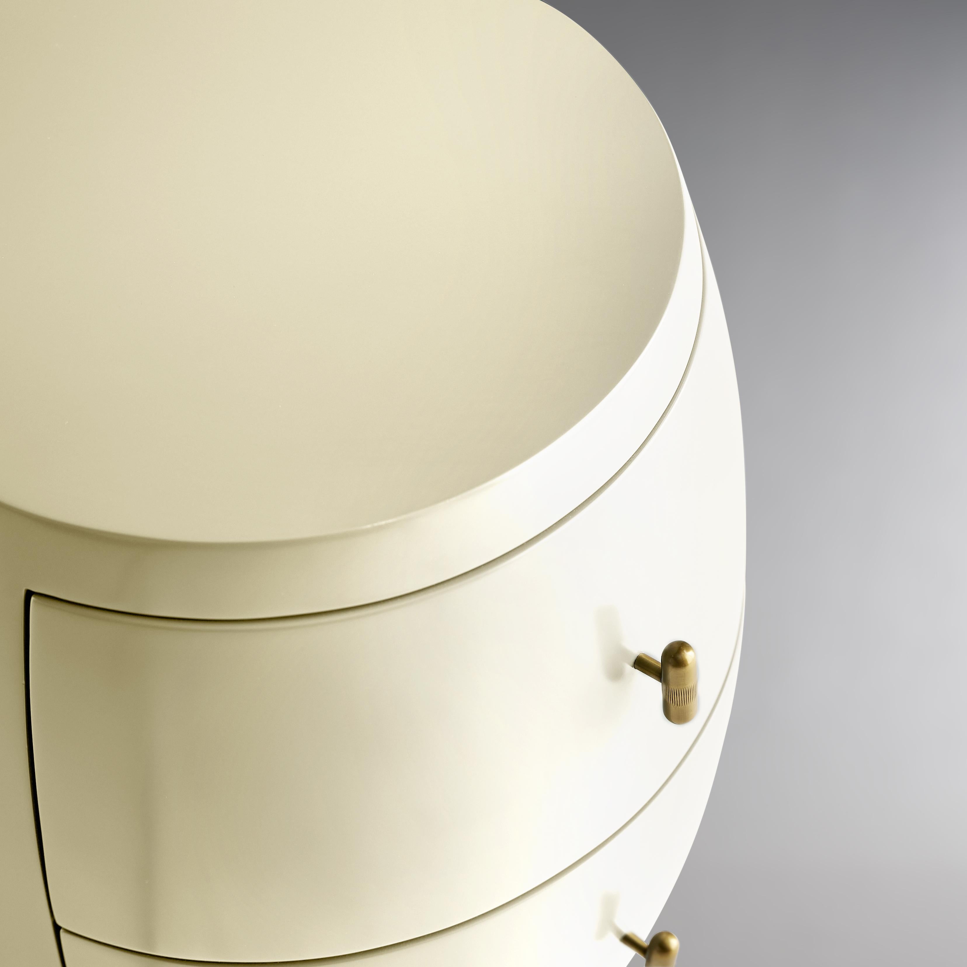 Laiton Table d'appoint Ellipse en vente