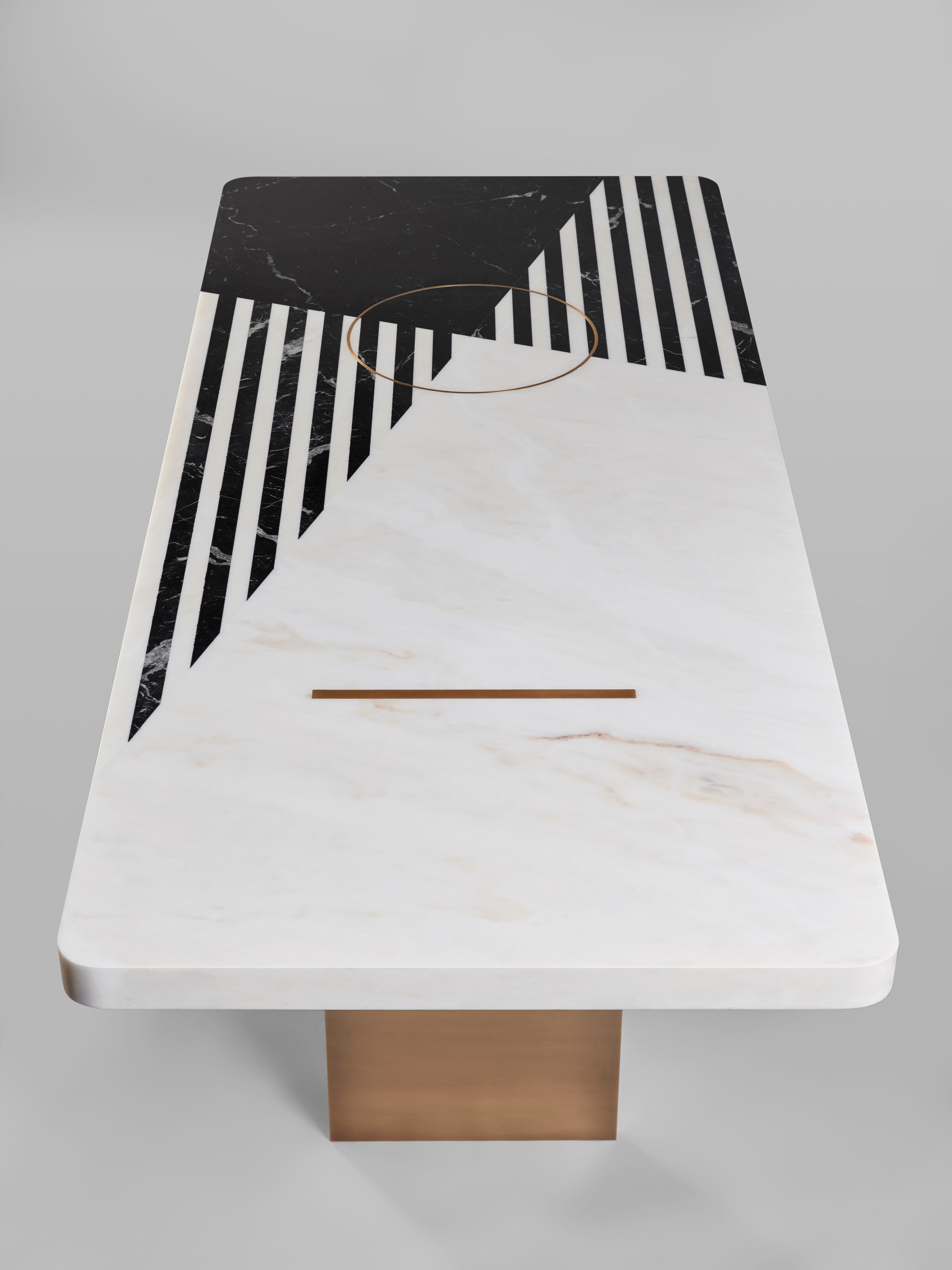 Contemporary Ellipse Table For Sale