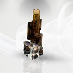 Bougeoir en cristal fait main Ellipses