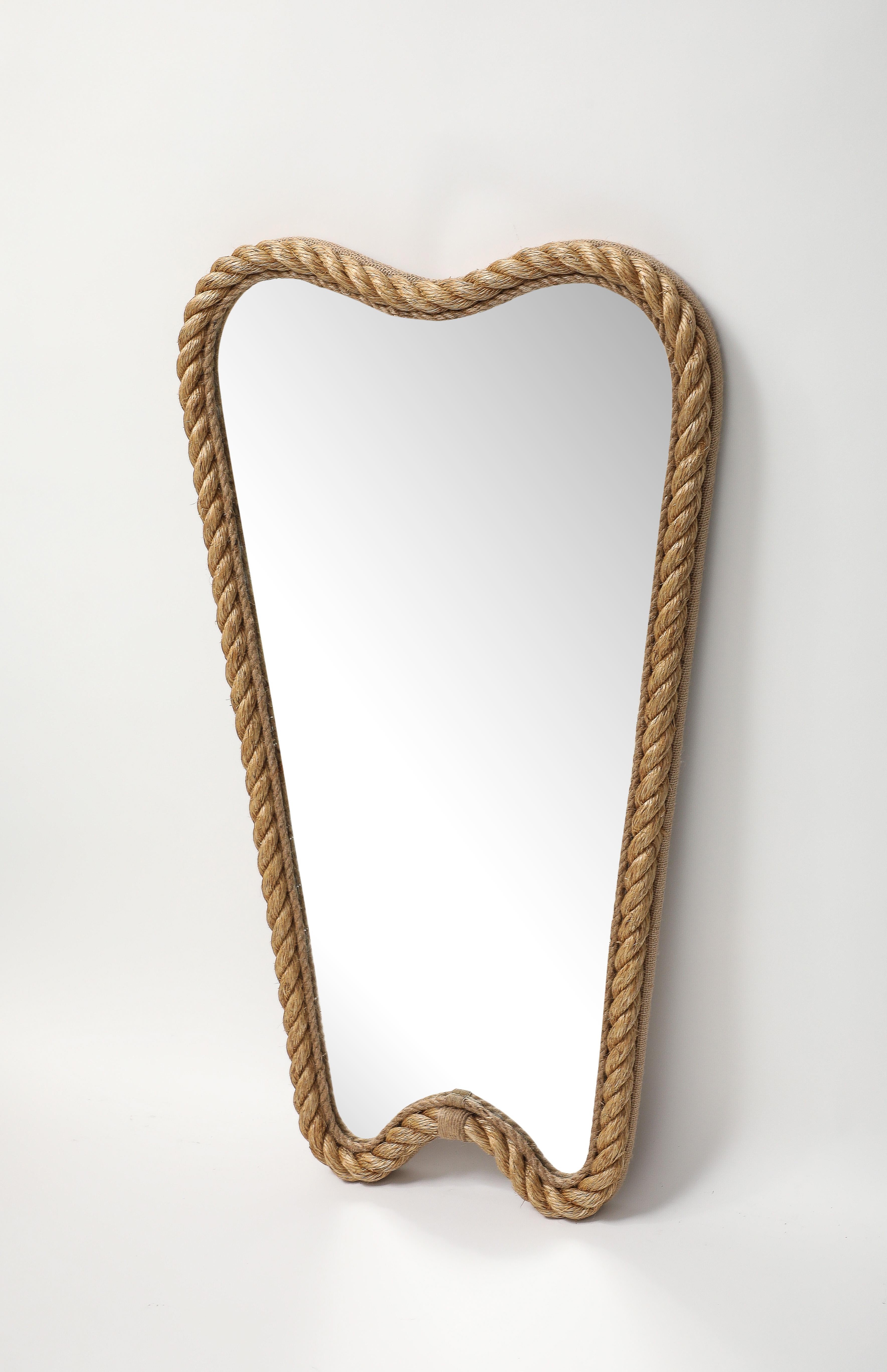 Adrien Audoux et Frida Minet Miroir elliptique en corde 1