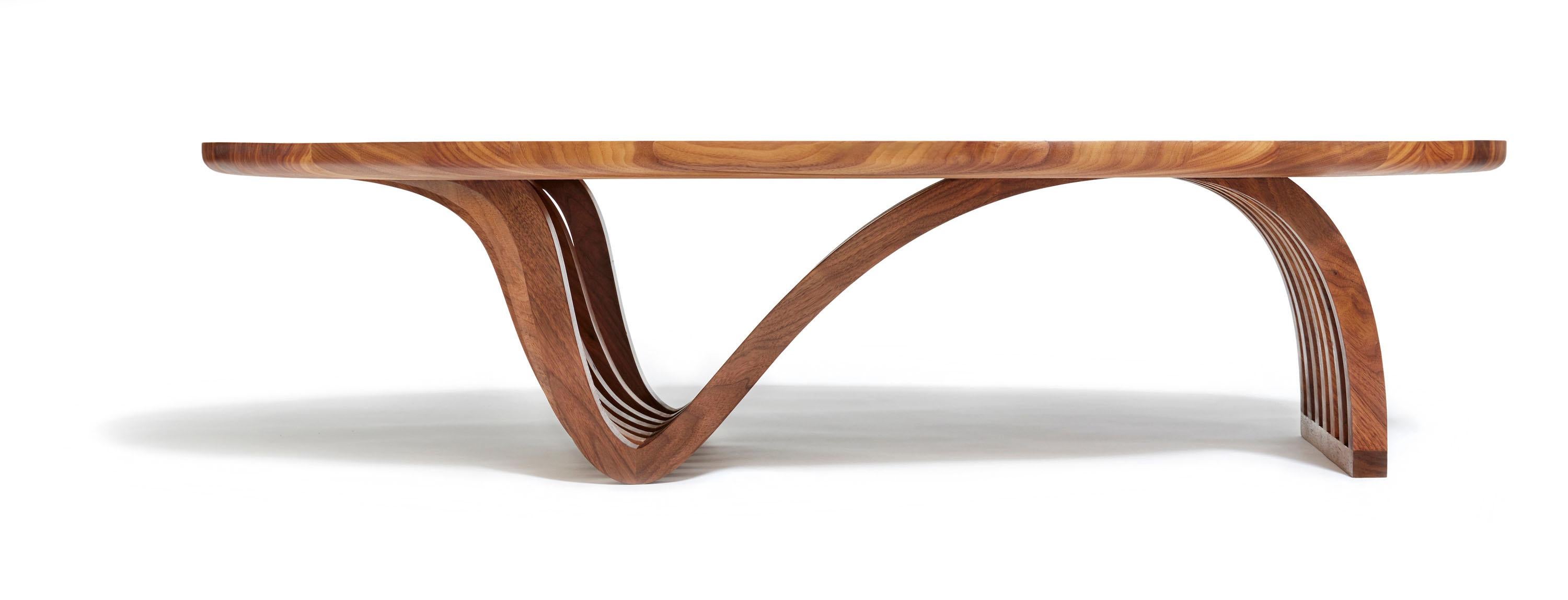 Minimaliste « Table basse elliptique » par Adam Zimmerman, artiste minimaliste de Studio Craft en vente