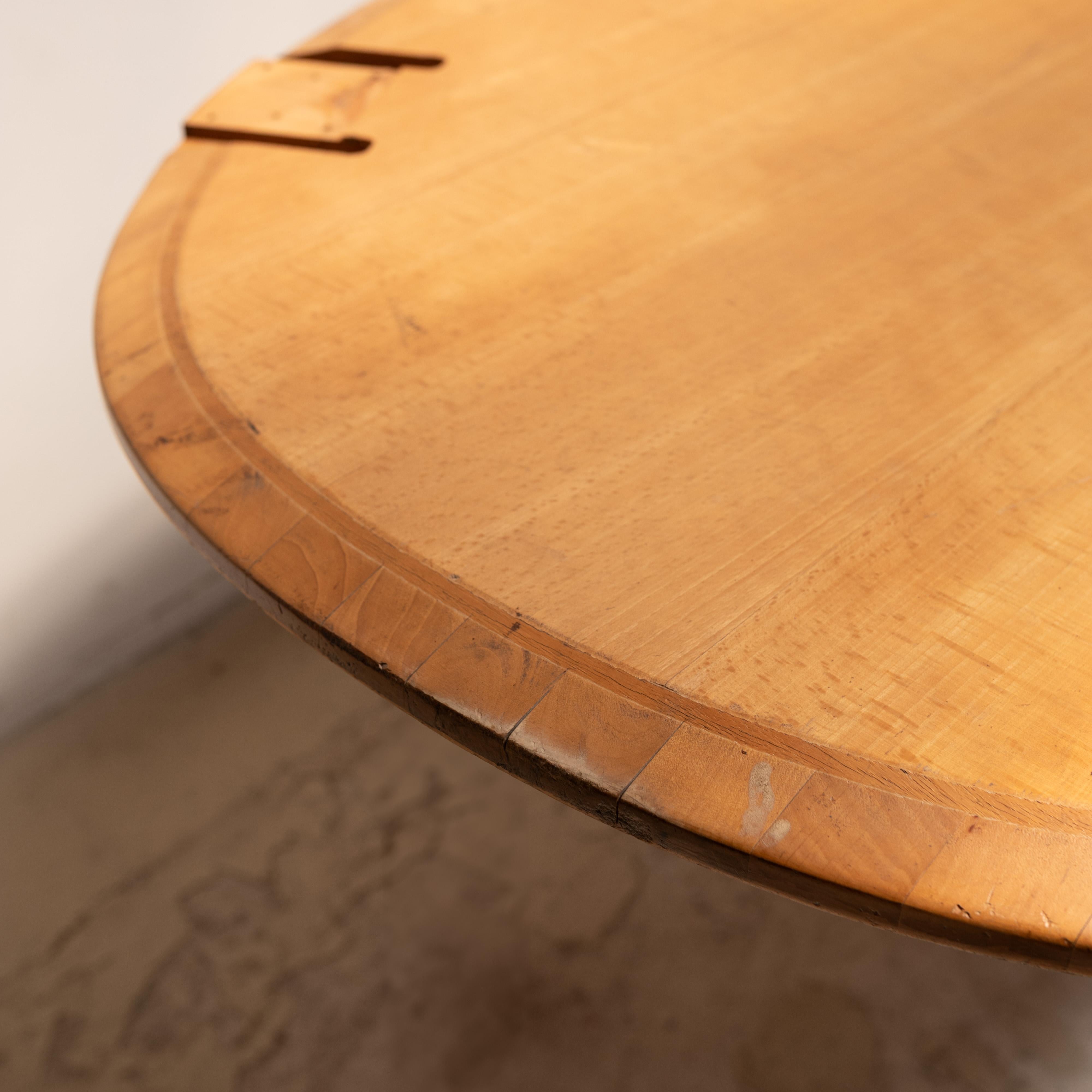 Elliptical Dining Table by Piet Hein & Bruno Mathsson, 1990s For Sale 7