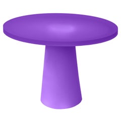 Table d'entrée elliptique en résine violette par Facture, REP par Tuleste Factory