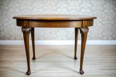 Elliptical Living Room Table from the Interwar Period