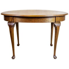 Elliptical Living Room Table from the Interwar Period