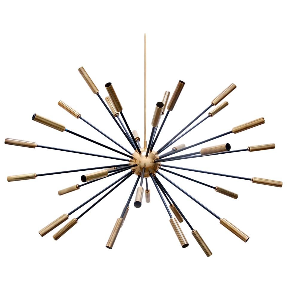 Elliptical Sputnik Chandelier For Sale