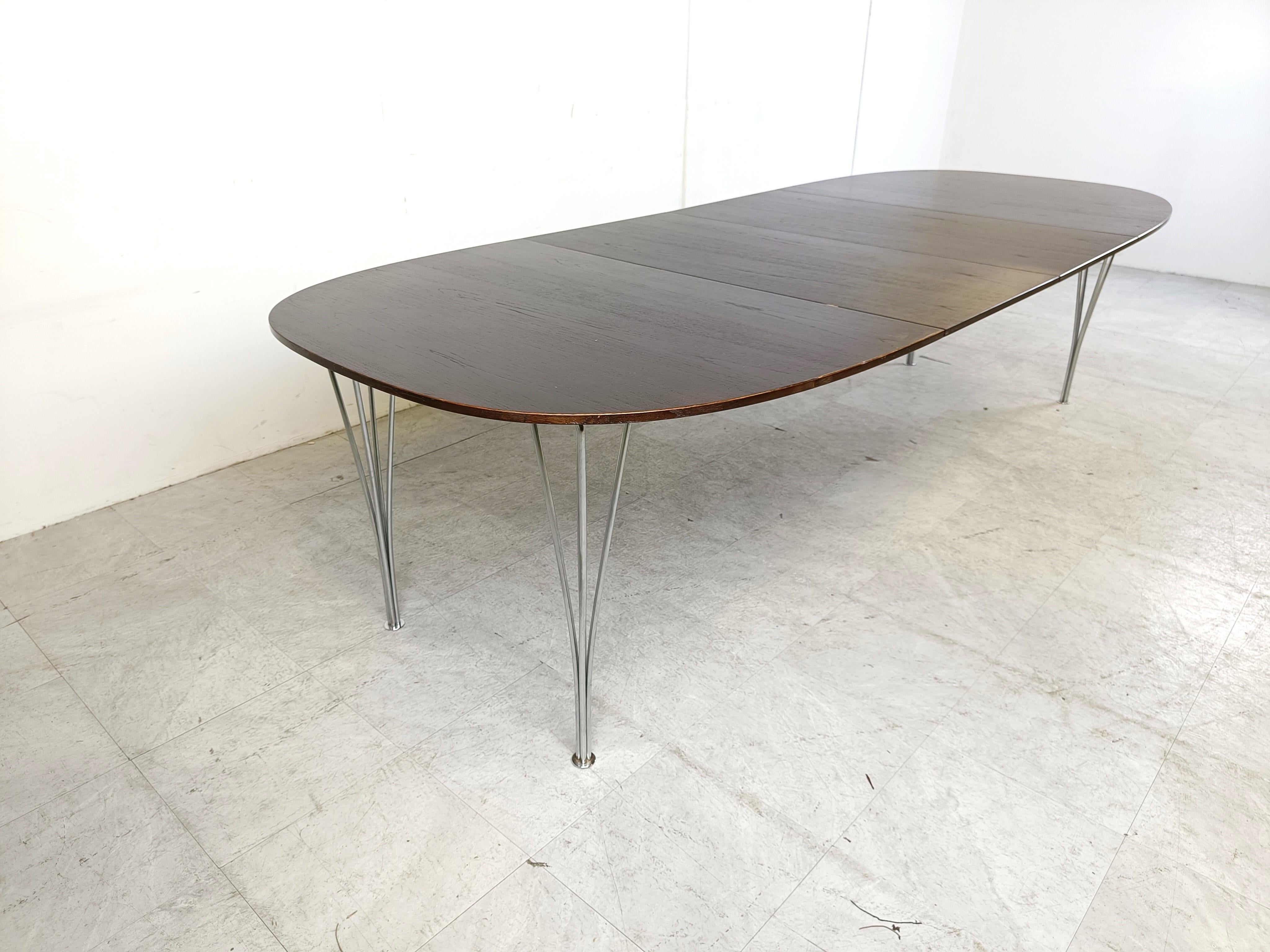 Elliptical Table by Piet Hein & Bruno Mathsson for Fritz Hansen, 1960s 6