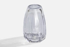 Ellis Bergh, Vase, Glas, Schweden, 1940er Jahre
