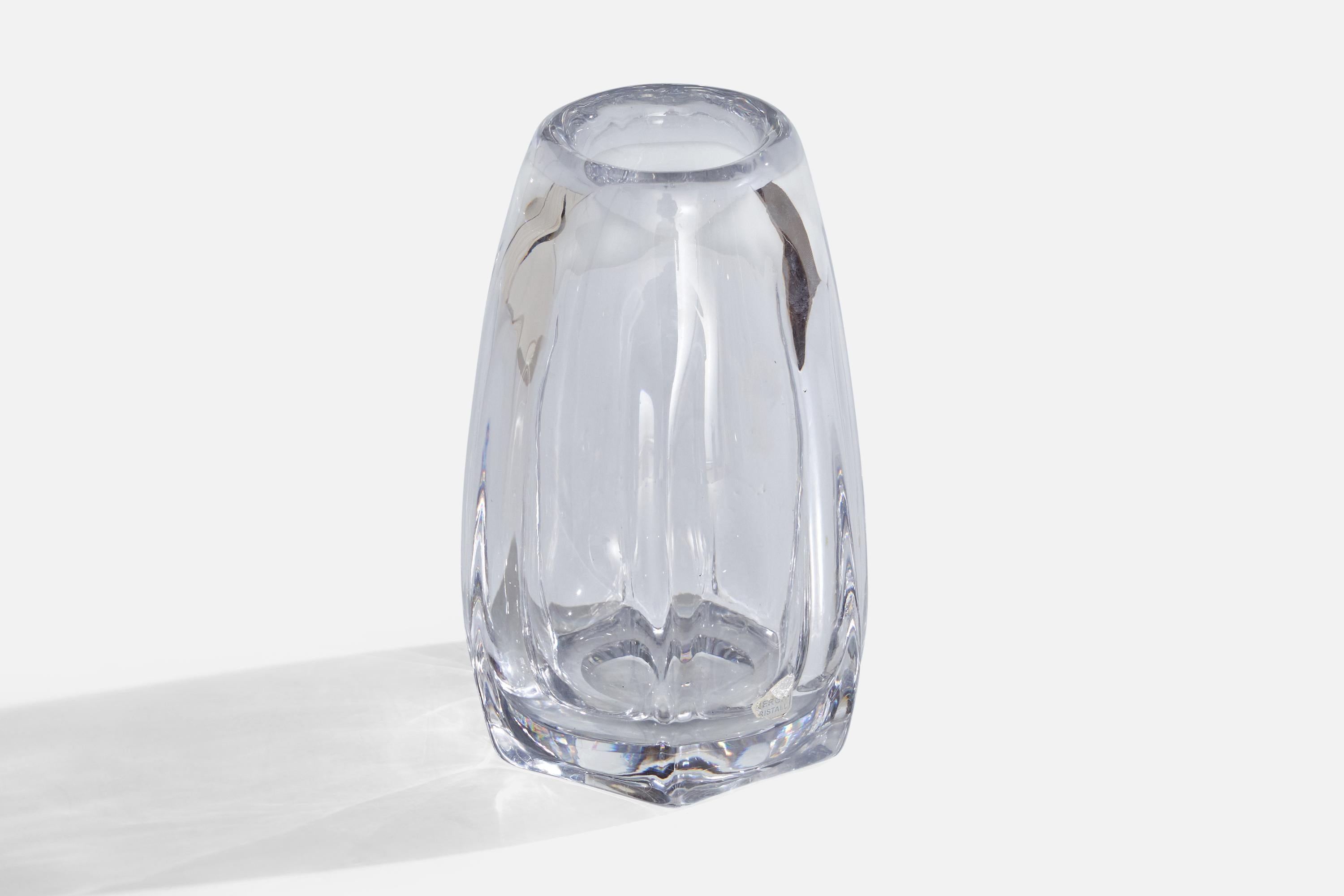 Scandinavo moderno Ellis Bergh, Vaso, Vetro, Svezia, anni '40 in vendita