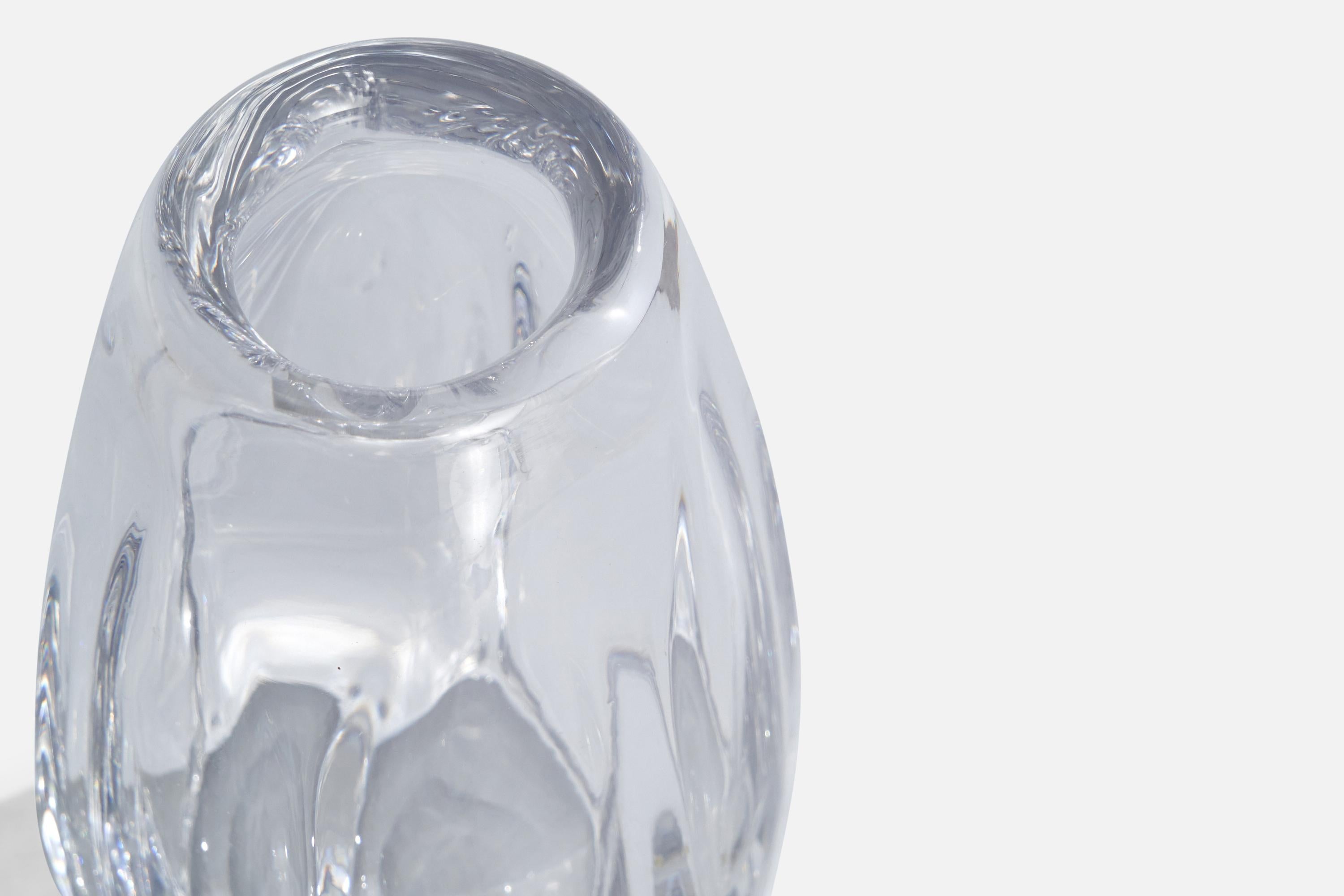 Metà XX secolo Ellis Bergh, Vaso, Vetro, Svezia, anni '40 in vendita