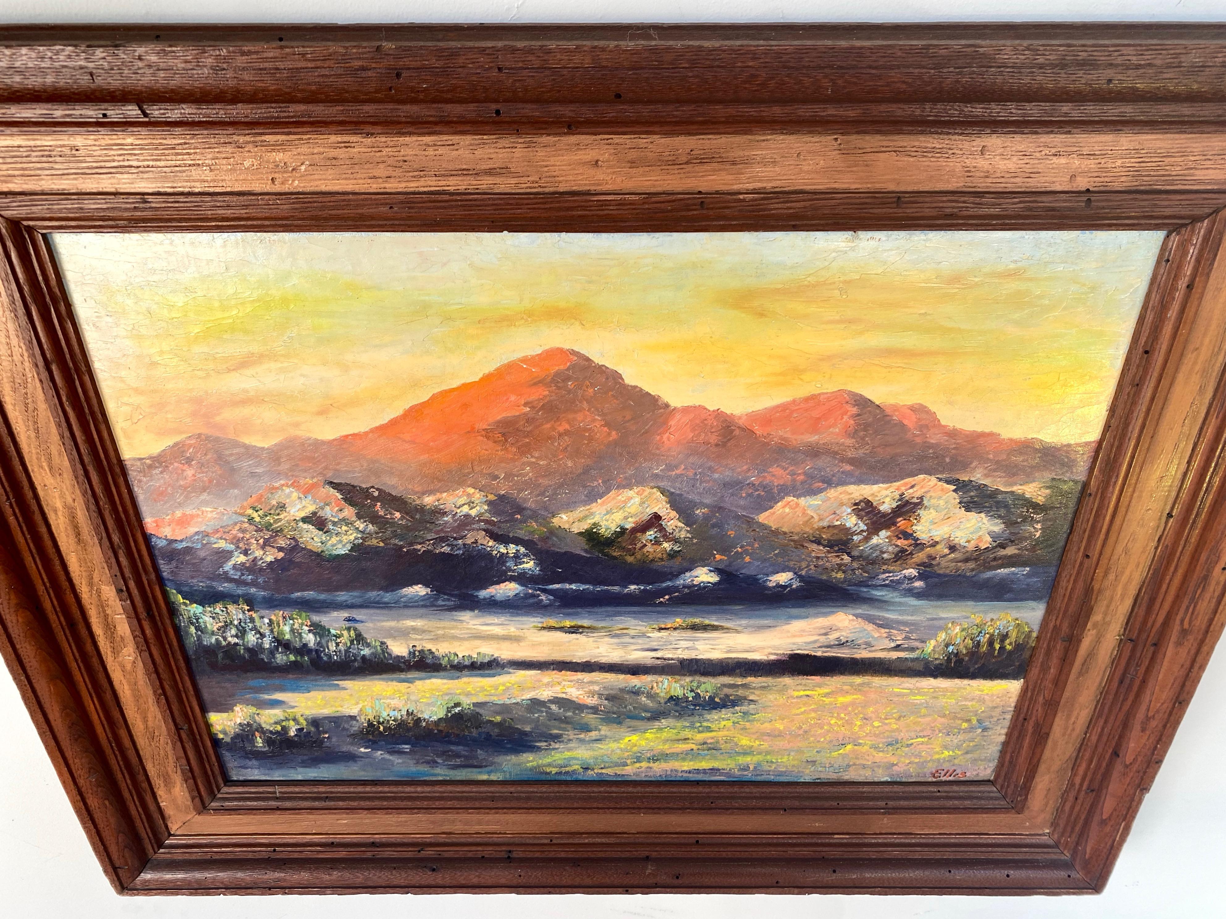Ellis, Impressionist Landscape Painting of the American West, 1950s 10