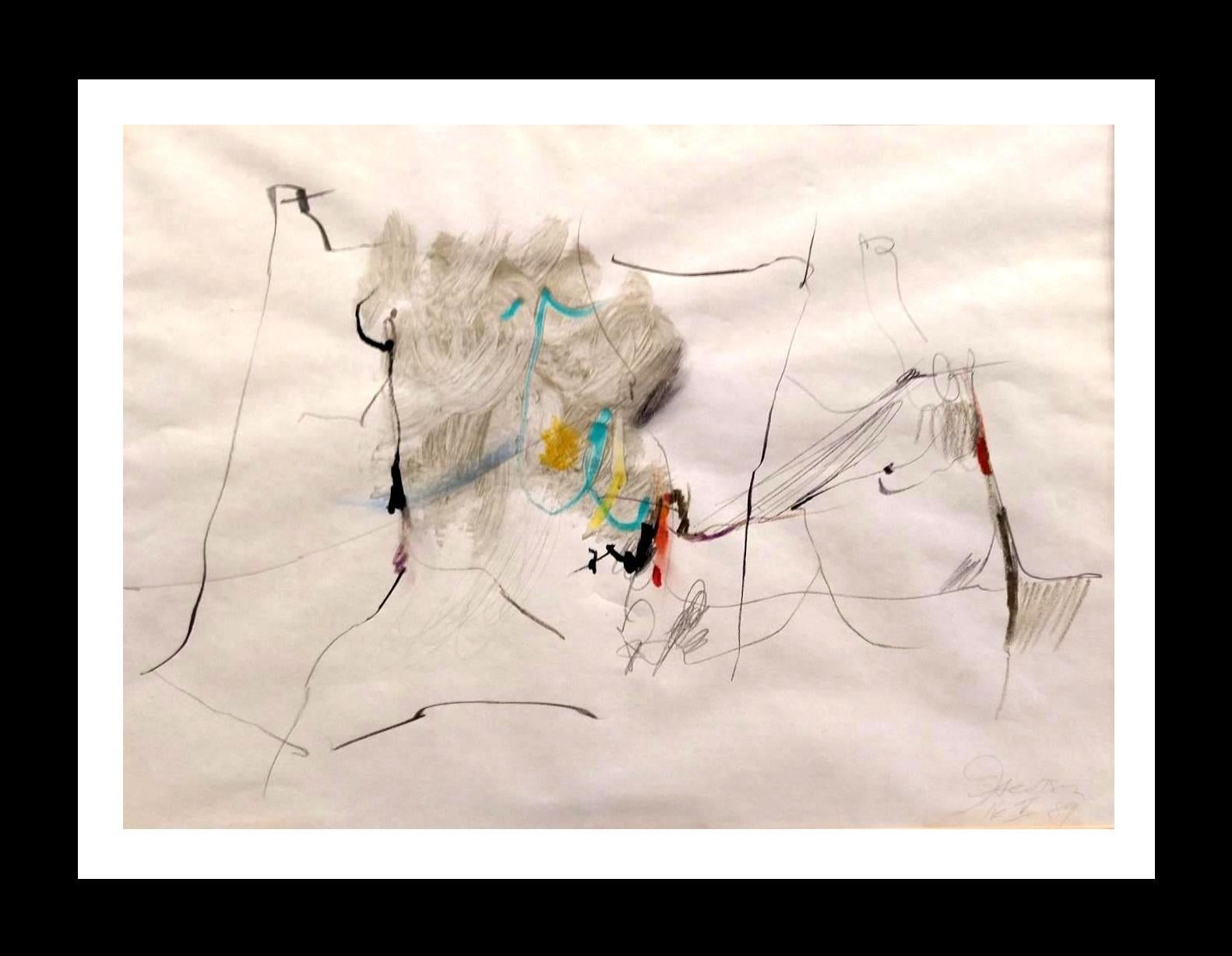 E. Jacobson 15 Colori... dipinto originale - Painting Espressionismo astratto di Ellis JACOBSON