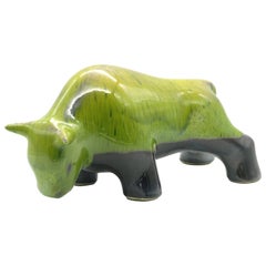 Used Ellis Pottery Green Bull Melbourne Australia