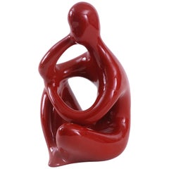Ellis Red Stylized Figure Australia, circa 1960