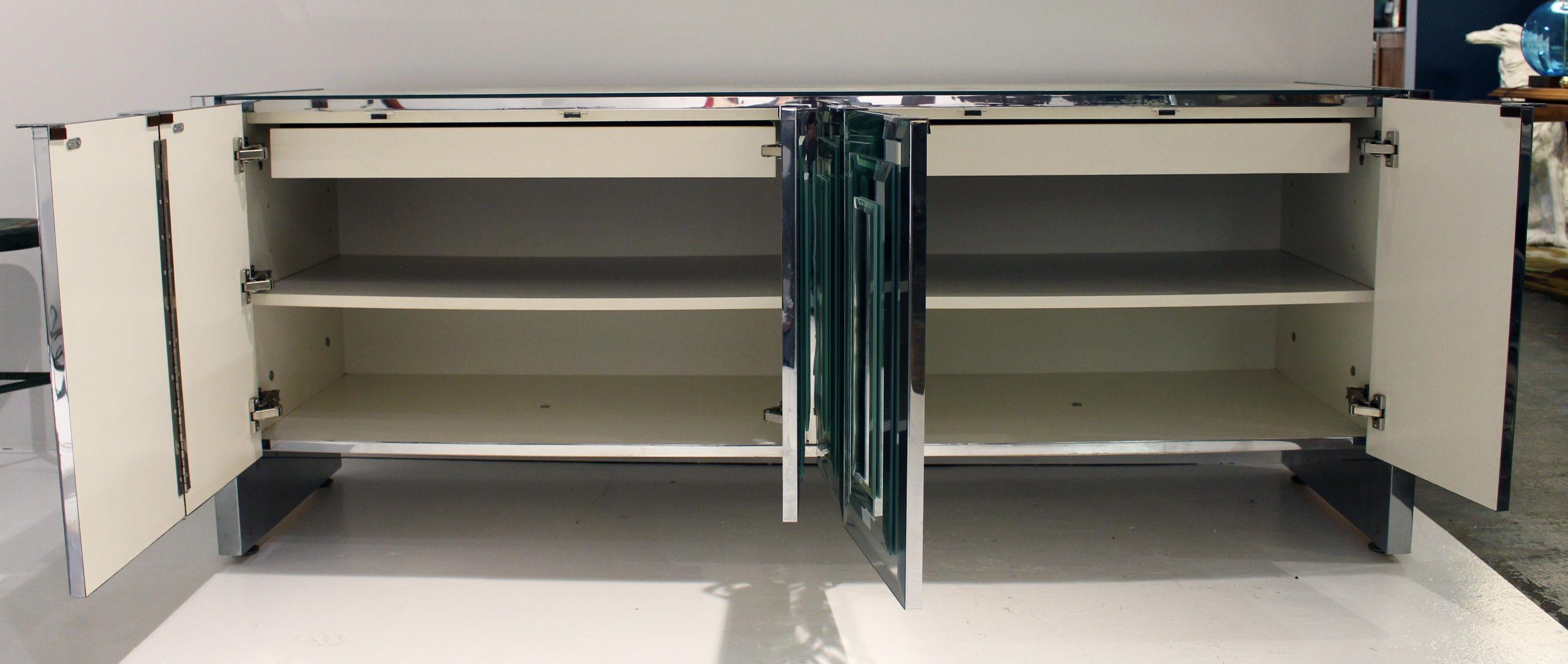 ello mirrored credenza