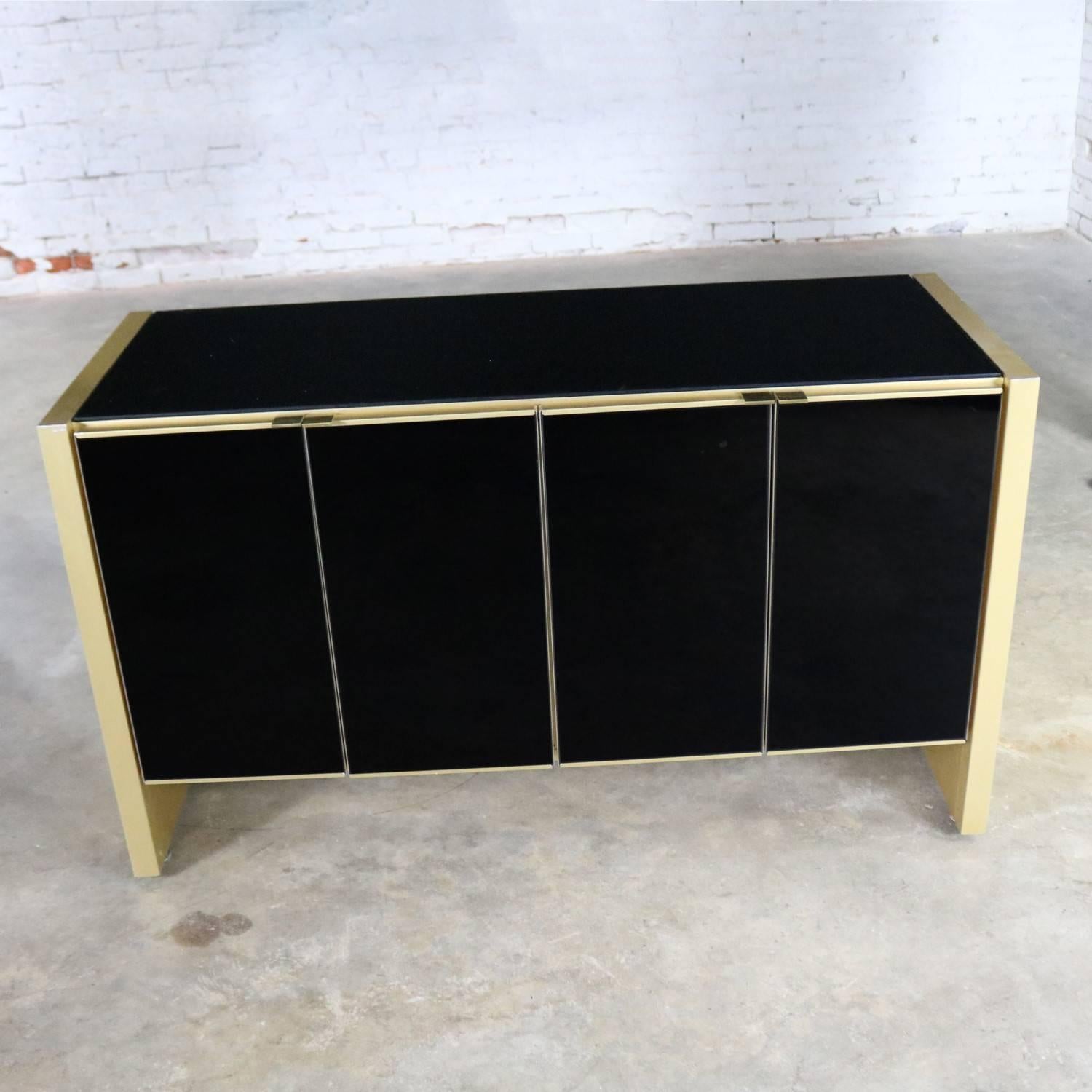 small black credenza