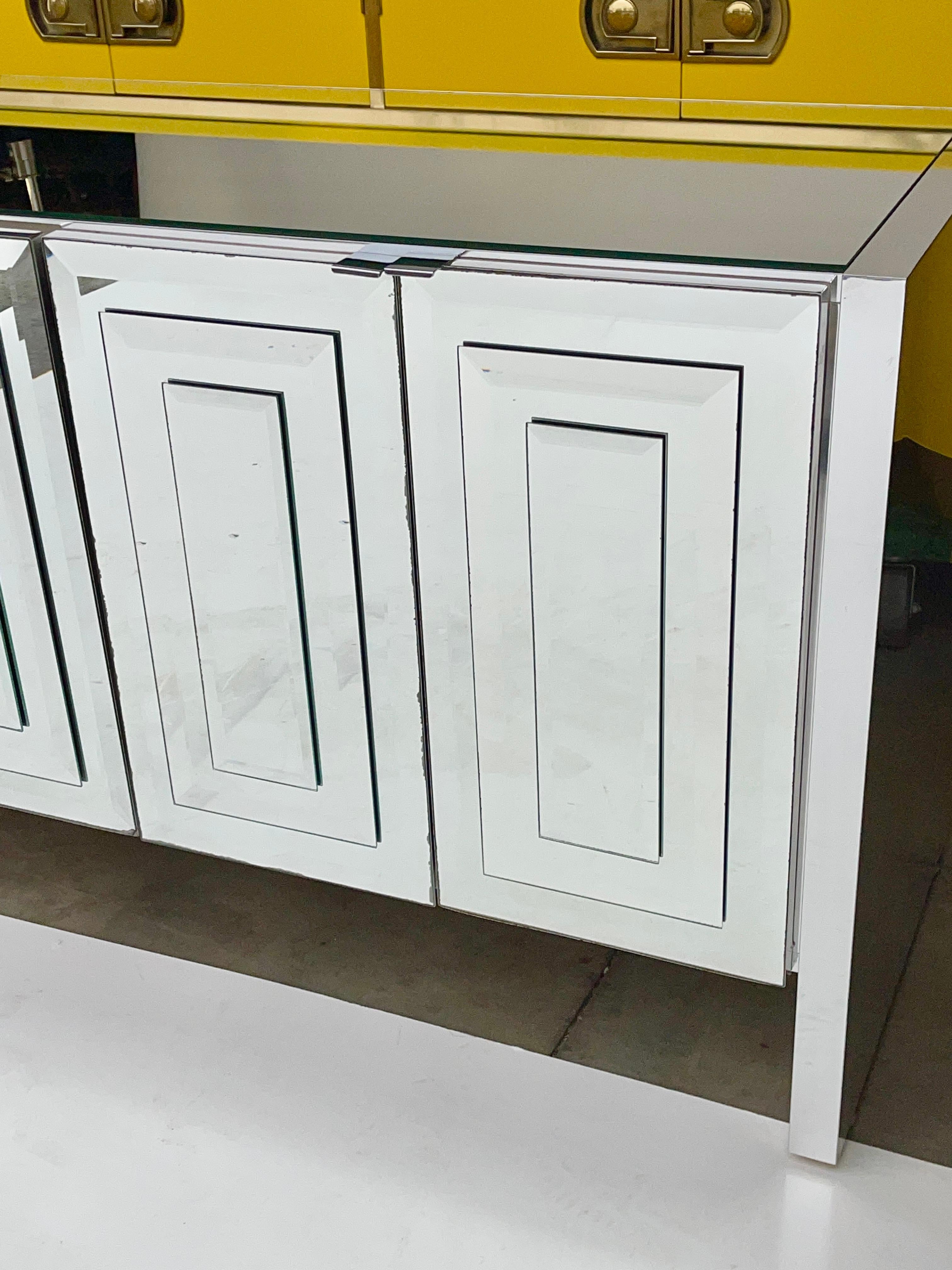 Ello Mirrored Five Door Sideboard by O. B. Solie For Sale 3