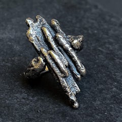 Ellos Ring in 950 Sterling Silver by Macarena Ravioly
