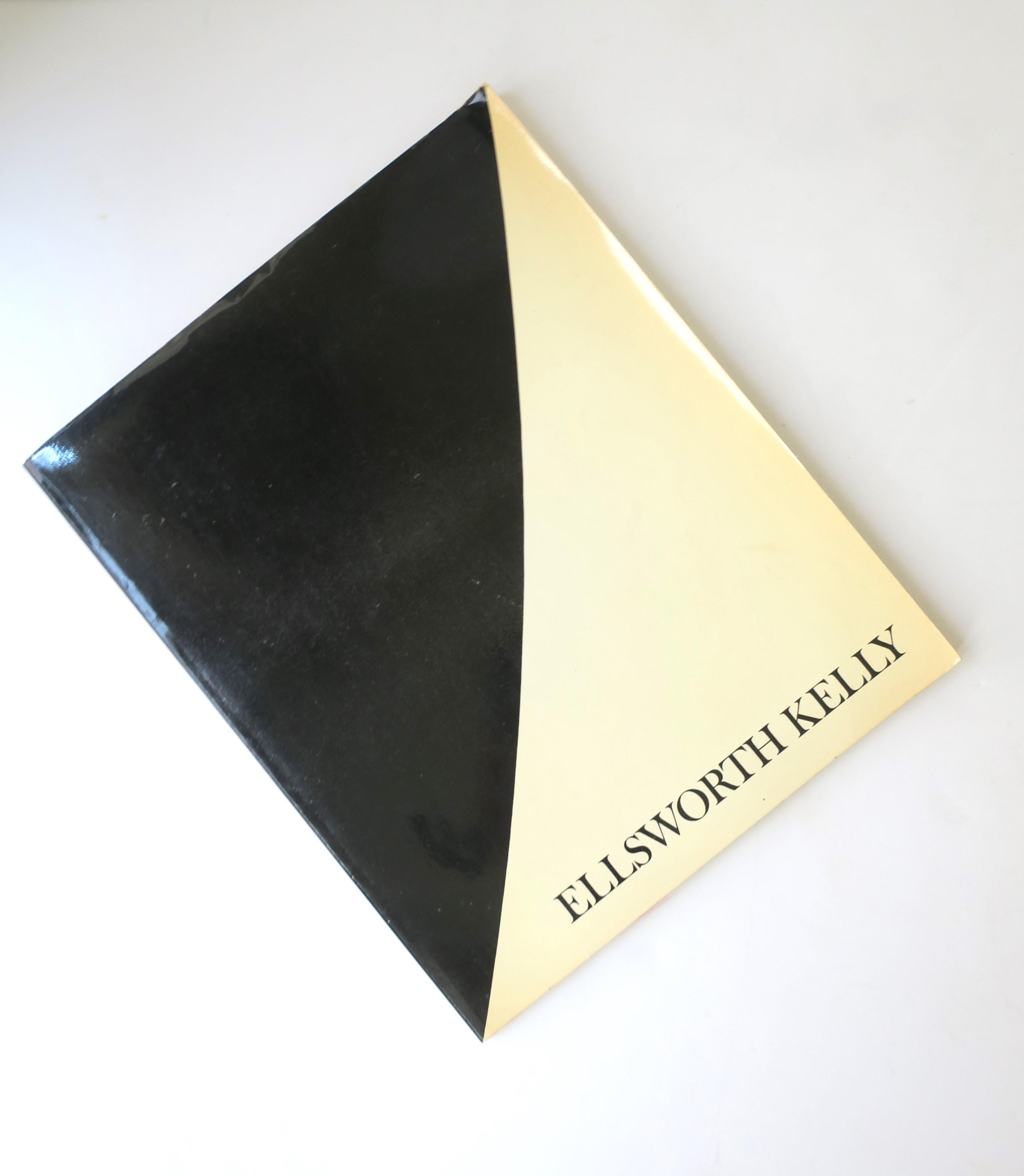 An Ellsworth Kelly exhibition catalog book from the Museum of Modern Art, New York, New York, 1973. Exhibition covers the Army, Boston, Paris, and New York years, as well as the 'plant' drawings. A great piece to collect or add to an existing