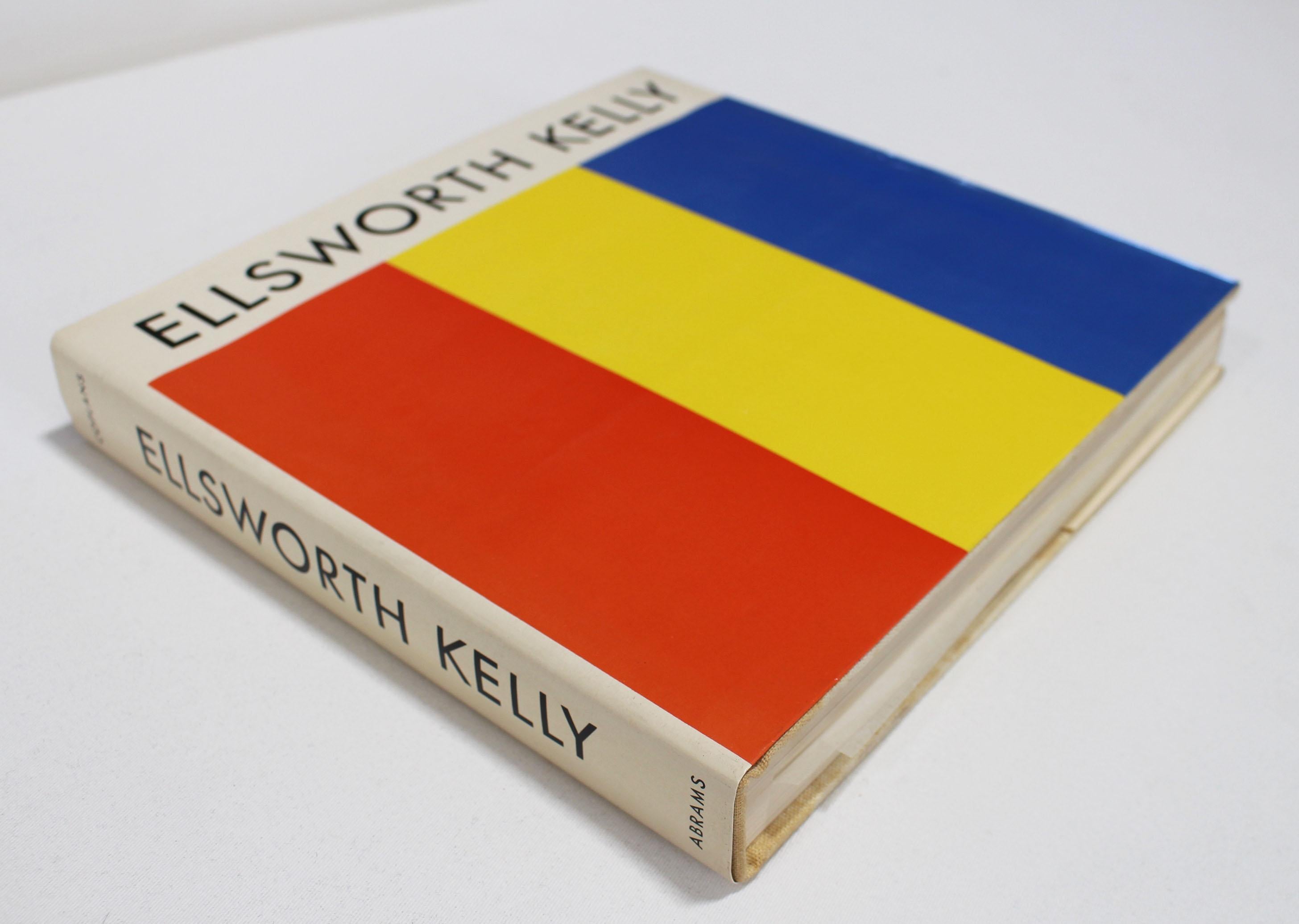 A rare first edition signed copy of 'Ellsworth Kelly' published by Abrams, NY (1971). With 225 illustrations, 68 in color. Signed by Ellsworth Kelly. Condition consistent with age. Some discoloring and marks. Text by John Koplans, published by Harry