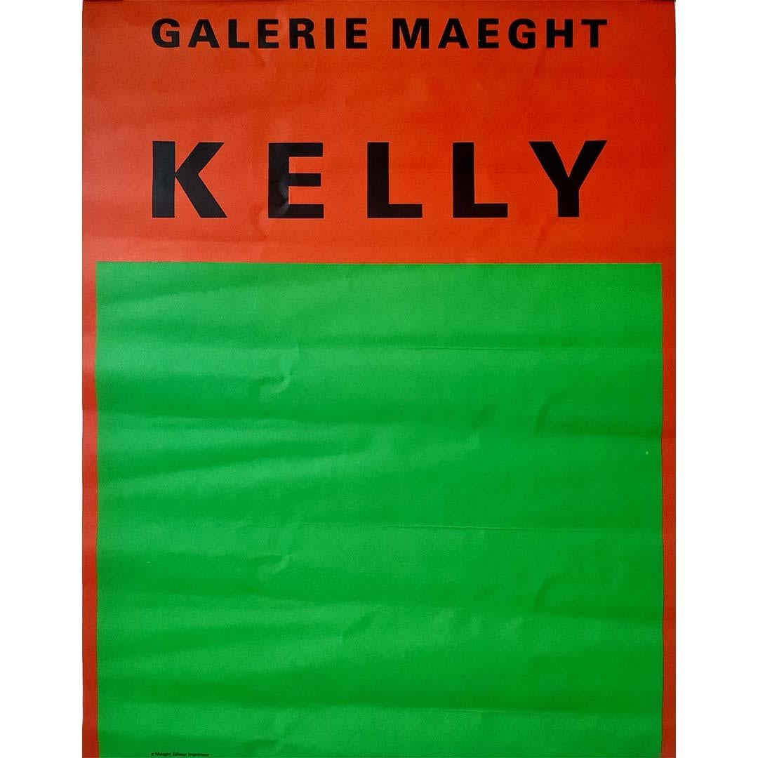 1964 original poster by Ellsworth Kelly for an exhibition at the Maeght Gallery For Sale 2