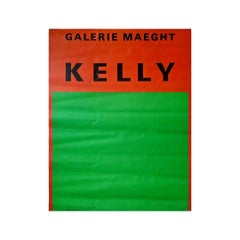 1964 original poster by Ellsworth Kelly for an exhibition at the Maeght Gallery