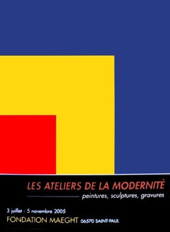 2005 Ellsworth Kelly 'Red, Yellow, Blue' Minimalism Red, Yellow, Blue, Black France