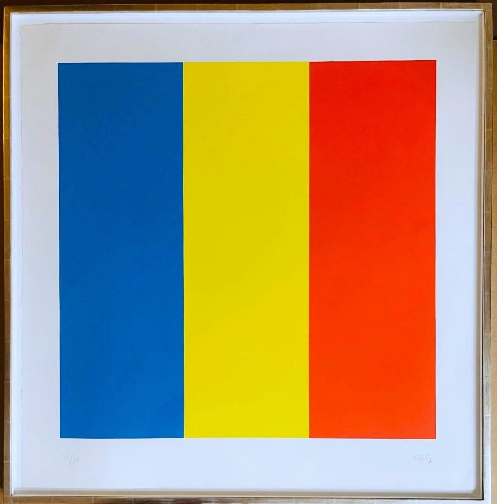 Bleu / jaune / rouge - Print de Ellsworth Kelly