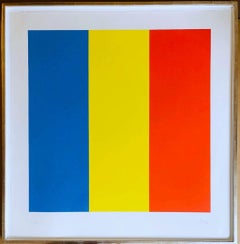 Ellsworth Kelly, Blue / Yellow / Red, color lithograph on Rives BFK signed 51/80