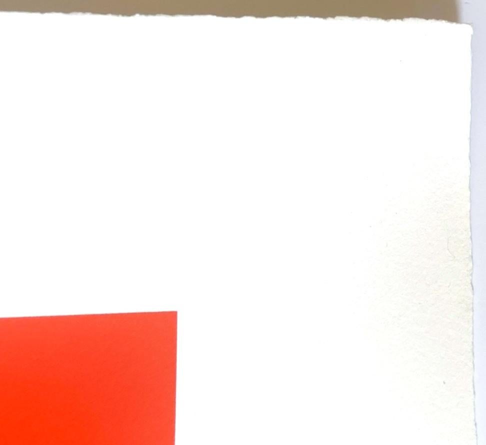 Azul Amarillo Rojo (Gemini 1524), Gran litografía sobre papel Rives BFK Firmada a mano/N en venta 7