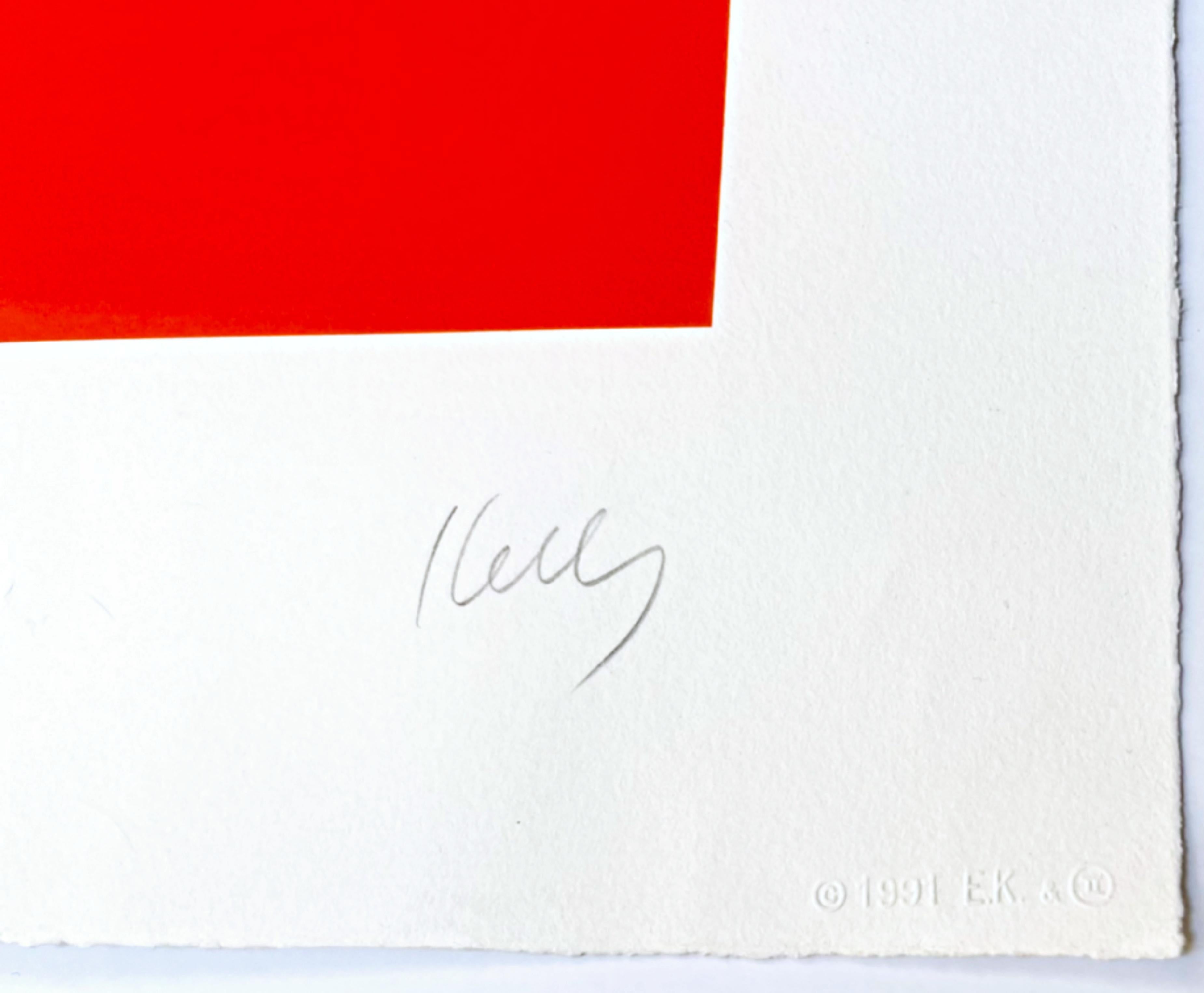Azul Amarillo Rojo (Gemini 1524), Gran litografía sobre papel Rives BFK Firmada a mano/N en venta 4