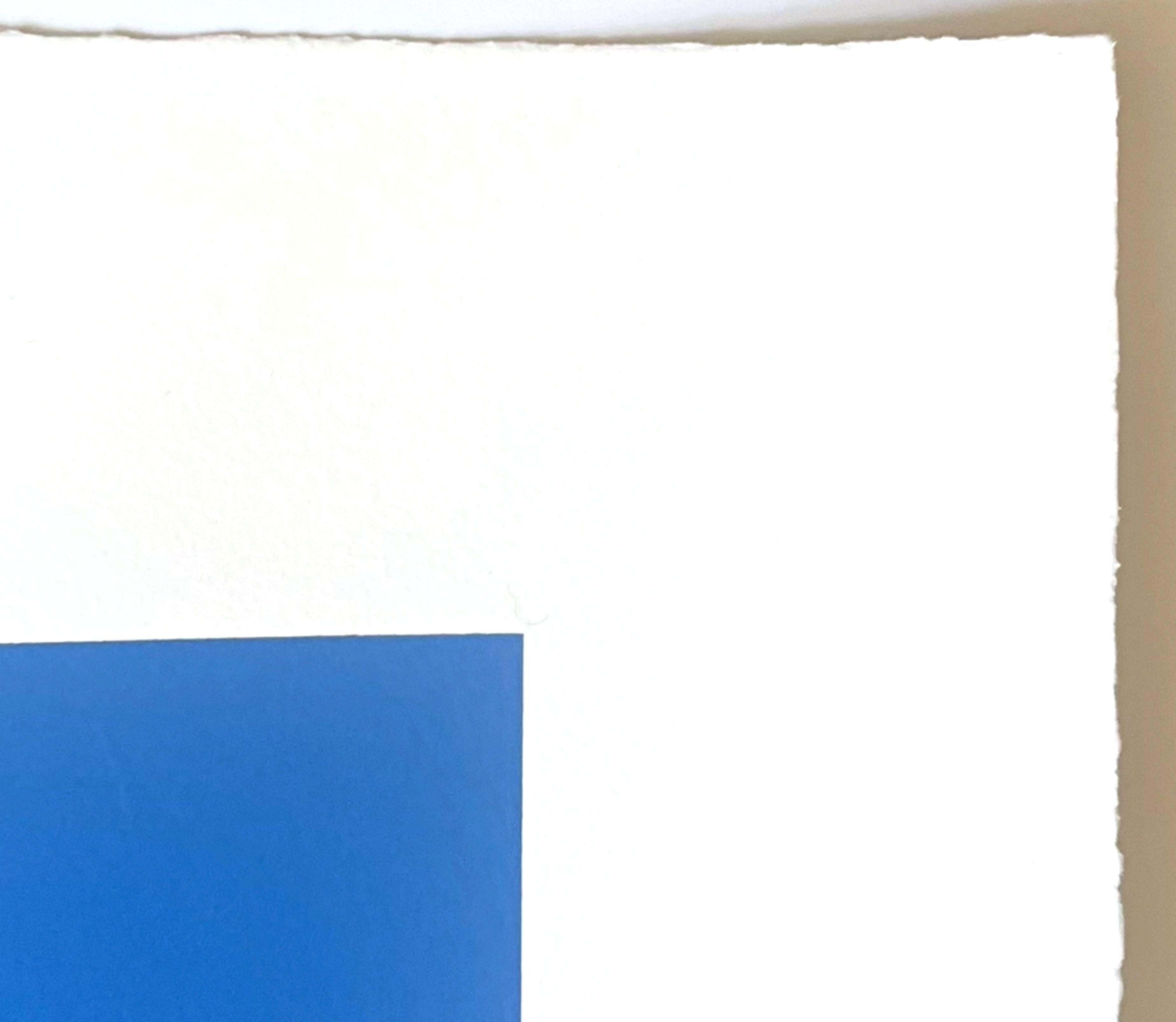Azul Amarillo Rojo (Gemini 1524), Gran litografía sobre papel Rives BFK Firmada a mano/N en venta 6