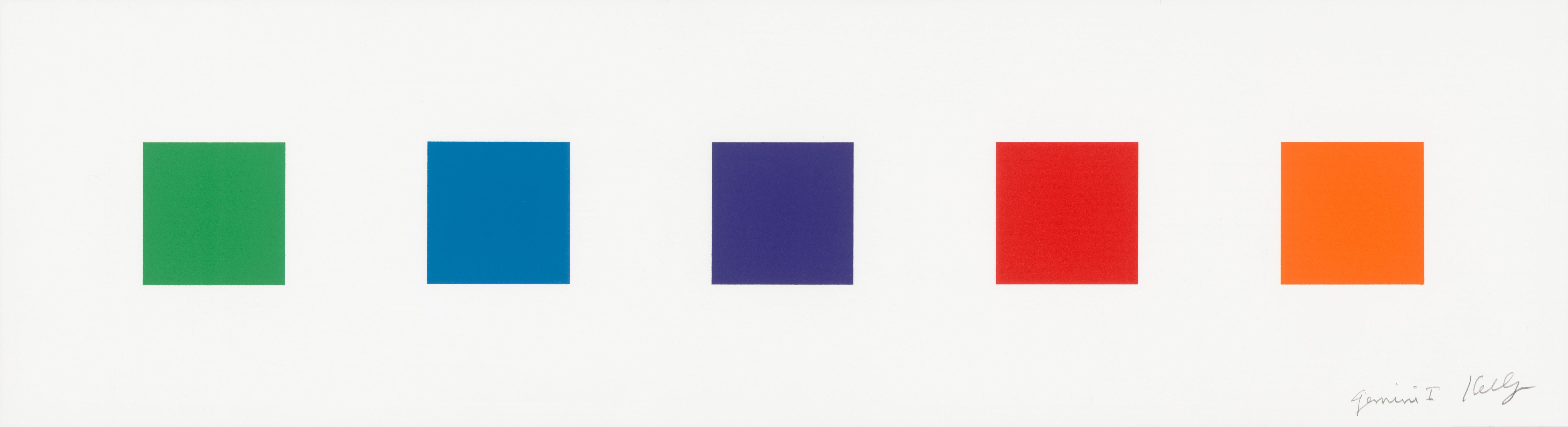 Farbe Quadratische 2 – Print von Ellsworth Kelly