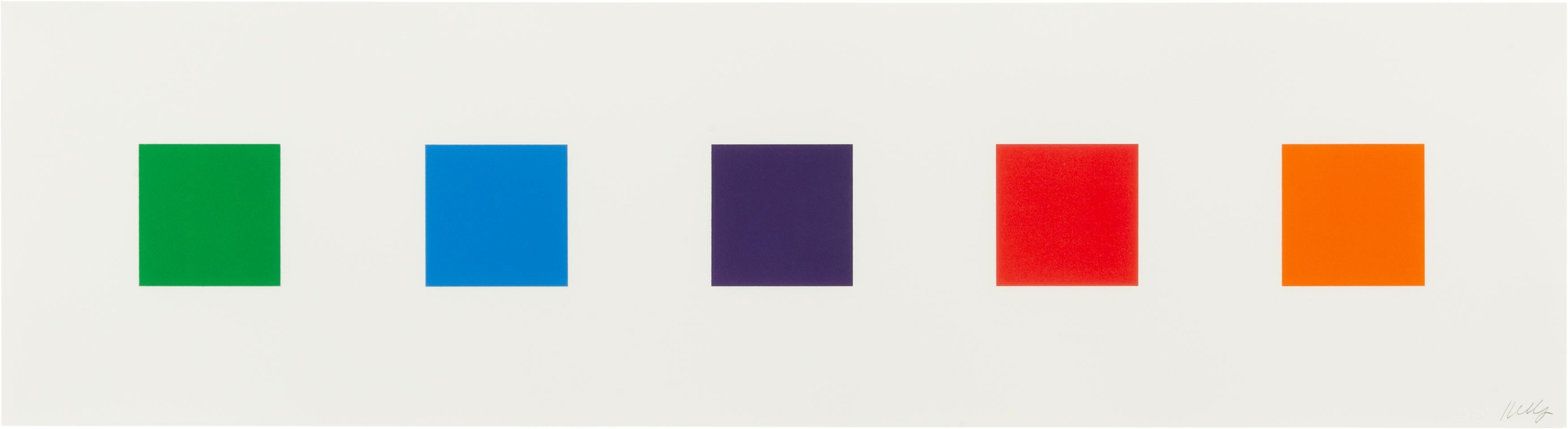 Ellsworth Kelly Abstract Print - Color Squares 2