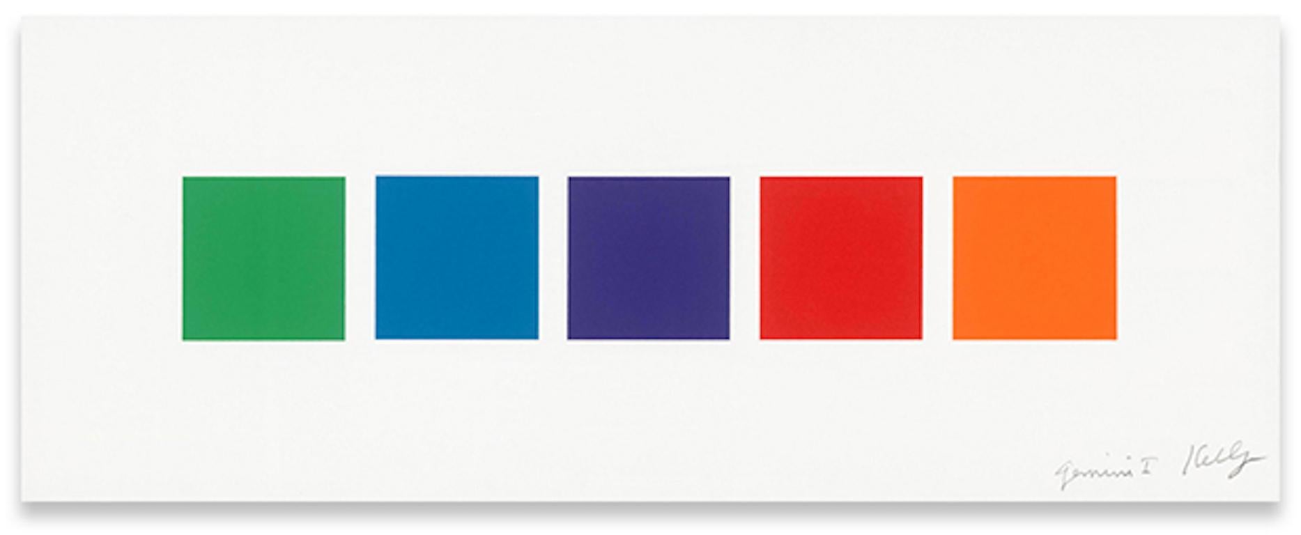 Ellsworth Kelly Abstract Print - Color Squares 3