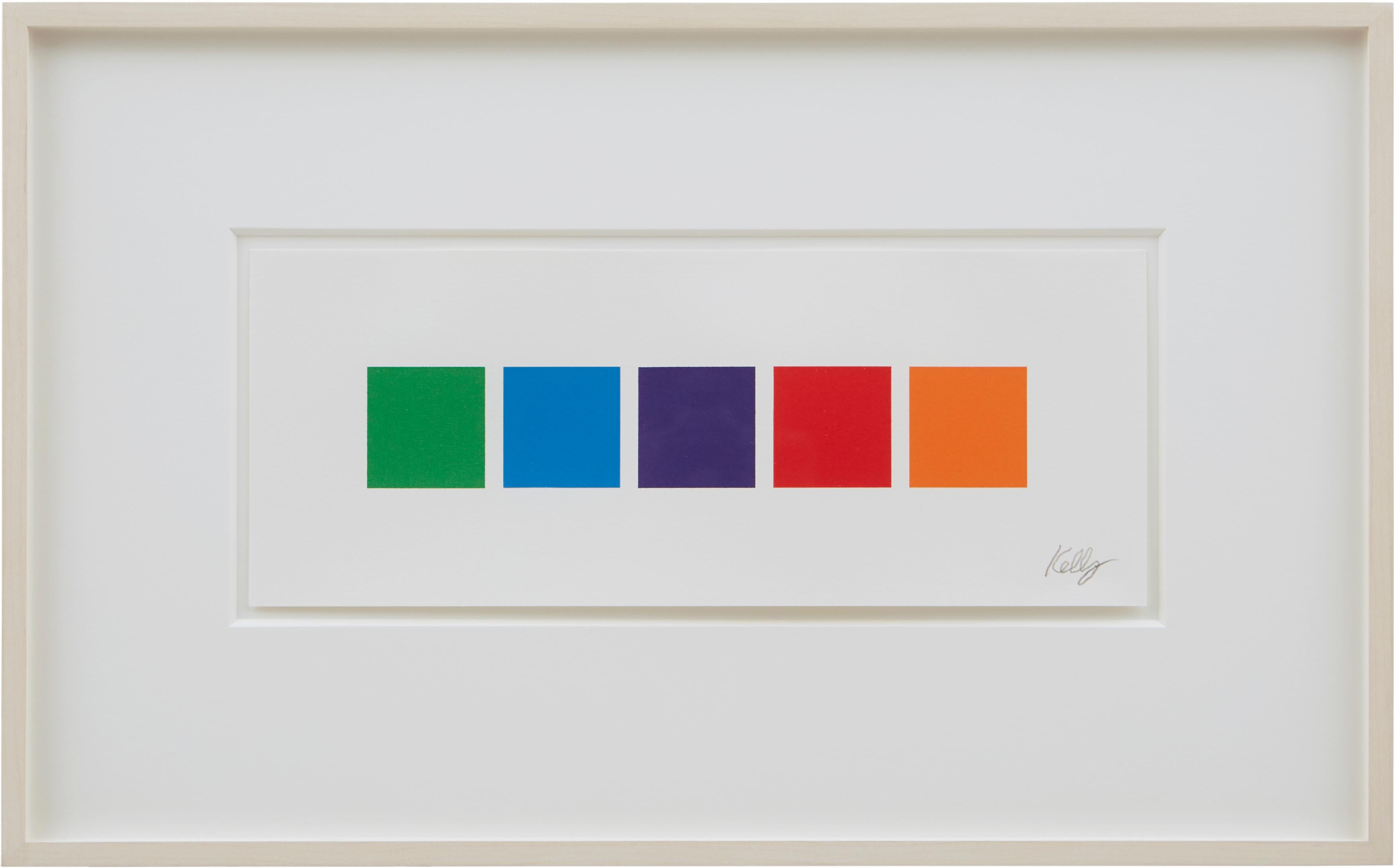 Color Squares 3 - Abstract Geometric Print by Ellsworth Kelly
