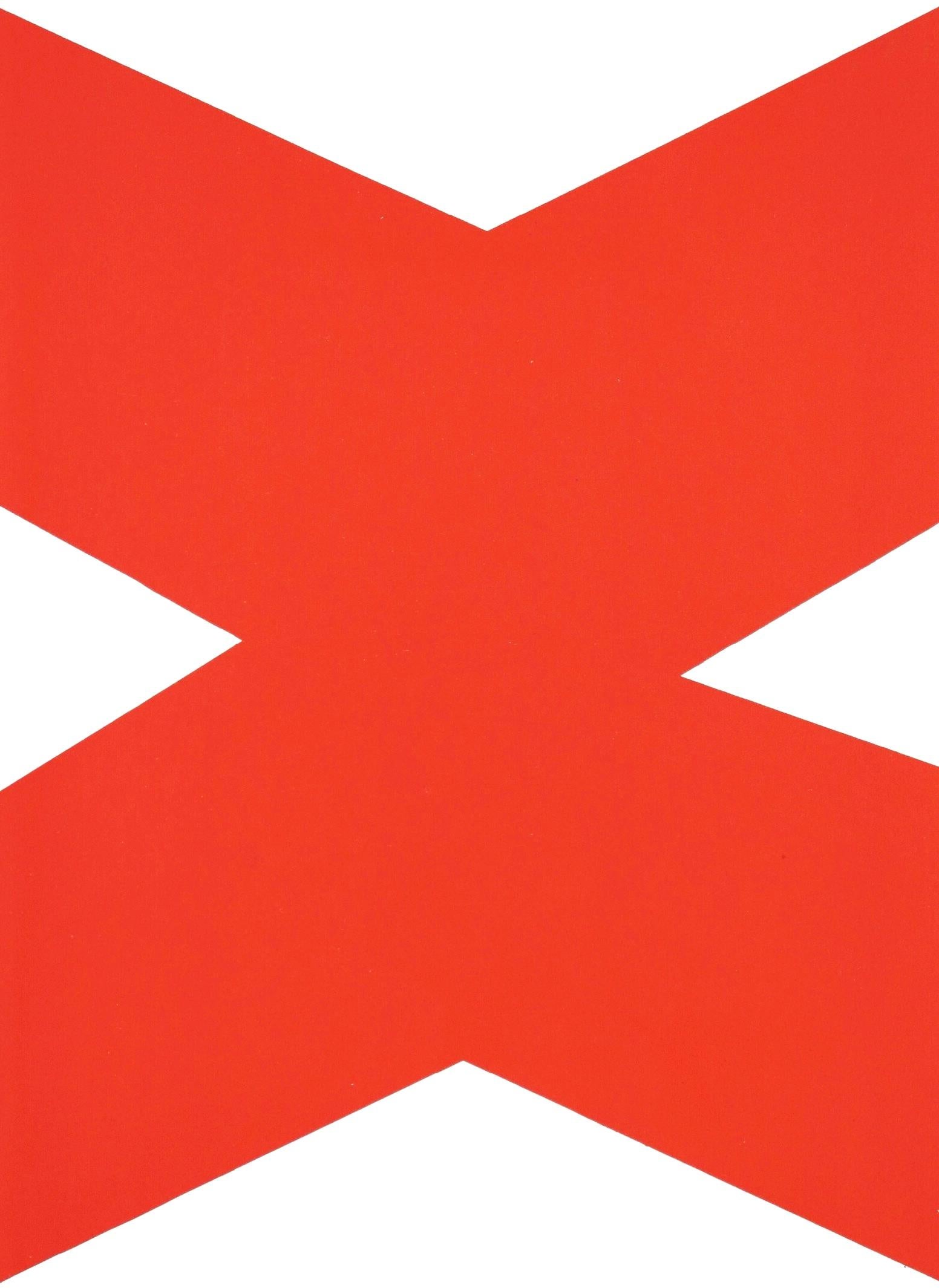 Ellsworth Kelly Abstract Print - Composition (Axsom Ia), Derrière le miroir