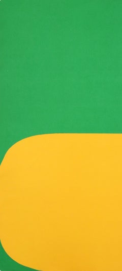 Ellsworth Kelly, Green, Yellow, from Derriere le Miroir, 1964