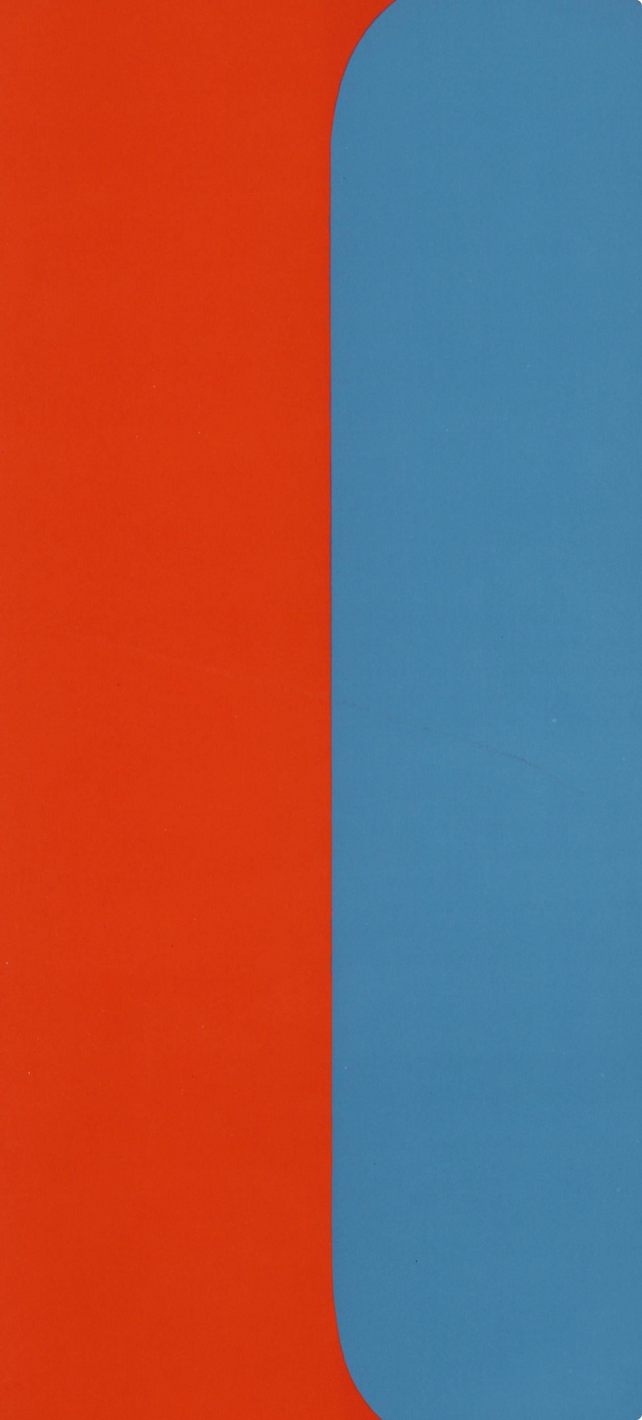 Composition (Axsom Ib), Derrière le miroir - Print by Ellsworth Kelly
