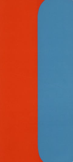 Ellsworth Kelly, Red, Blue, from Derriere le Miroir, 1964