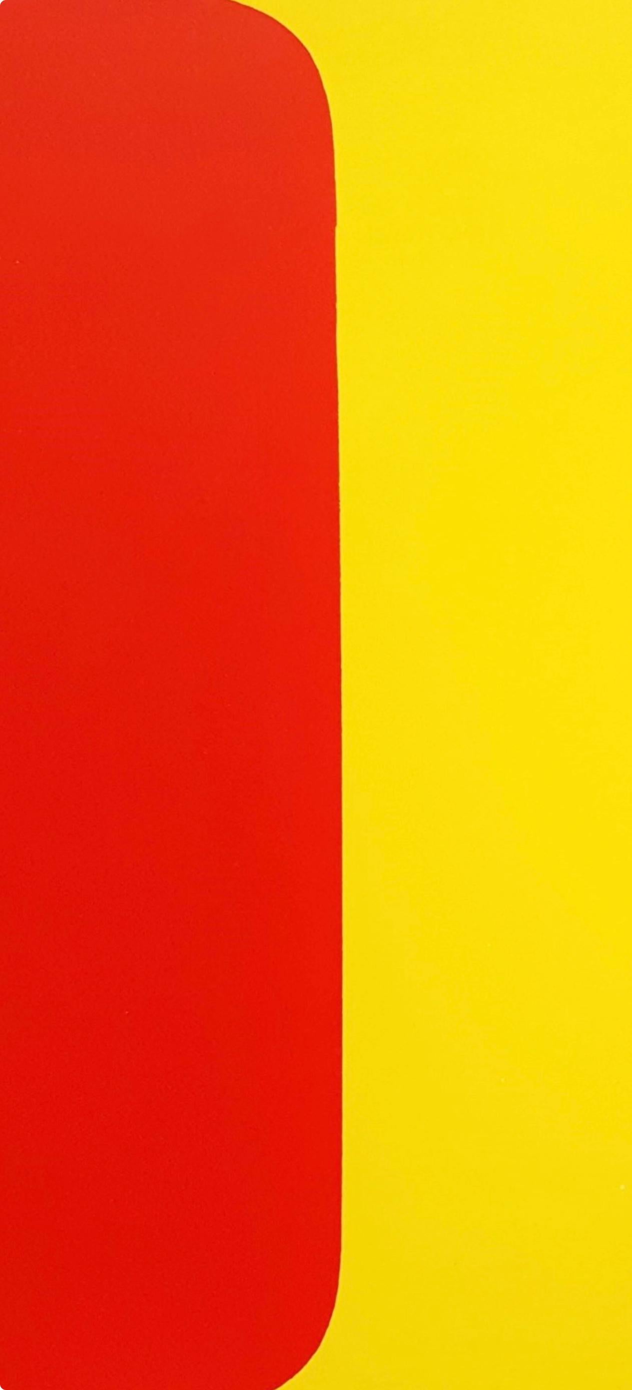 Composition (Axsom Ib), Derrière le miroir - Print by Ellsworth Kelly