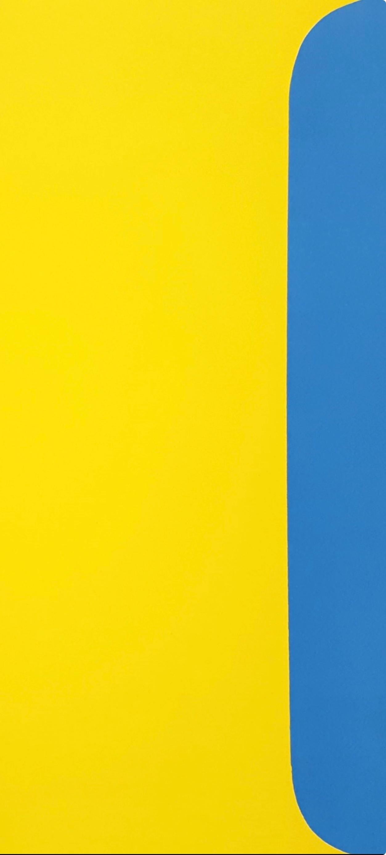 Composition (Axsom Ib), Derrière le miroir - Hard-Edge Print by Ellsworth Kelly