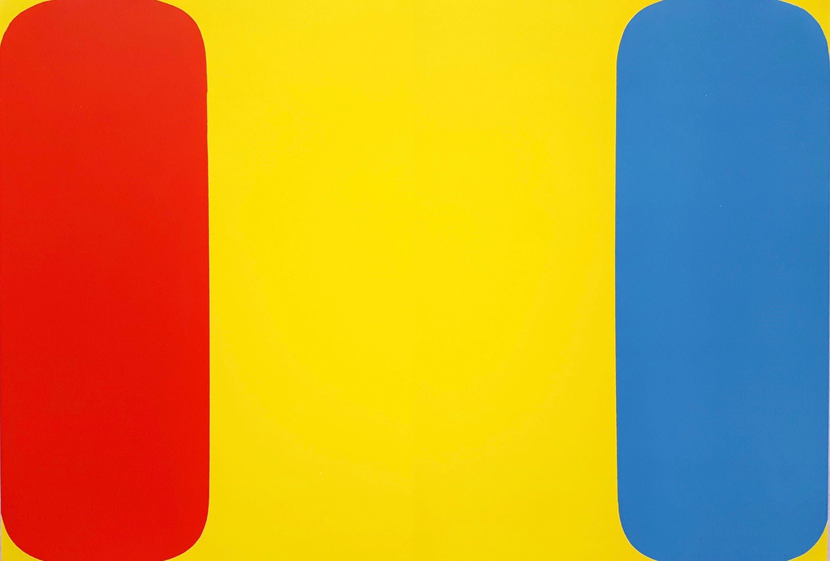 Ellsworth Kelly Landscape Print - Composition (Axsom Ib), Derrière le miroir