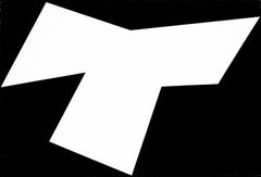 Ellsworth Kelly, Black and White, from Derriere le Miroir, 1958