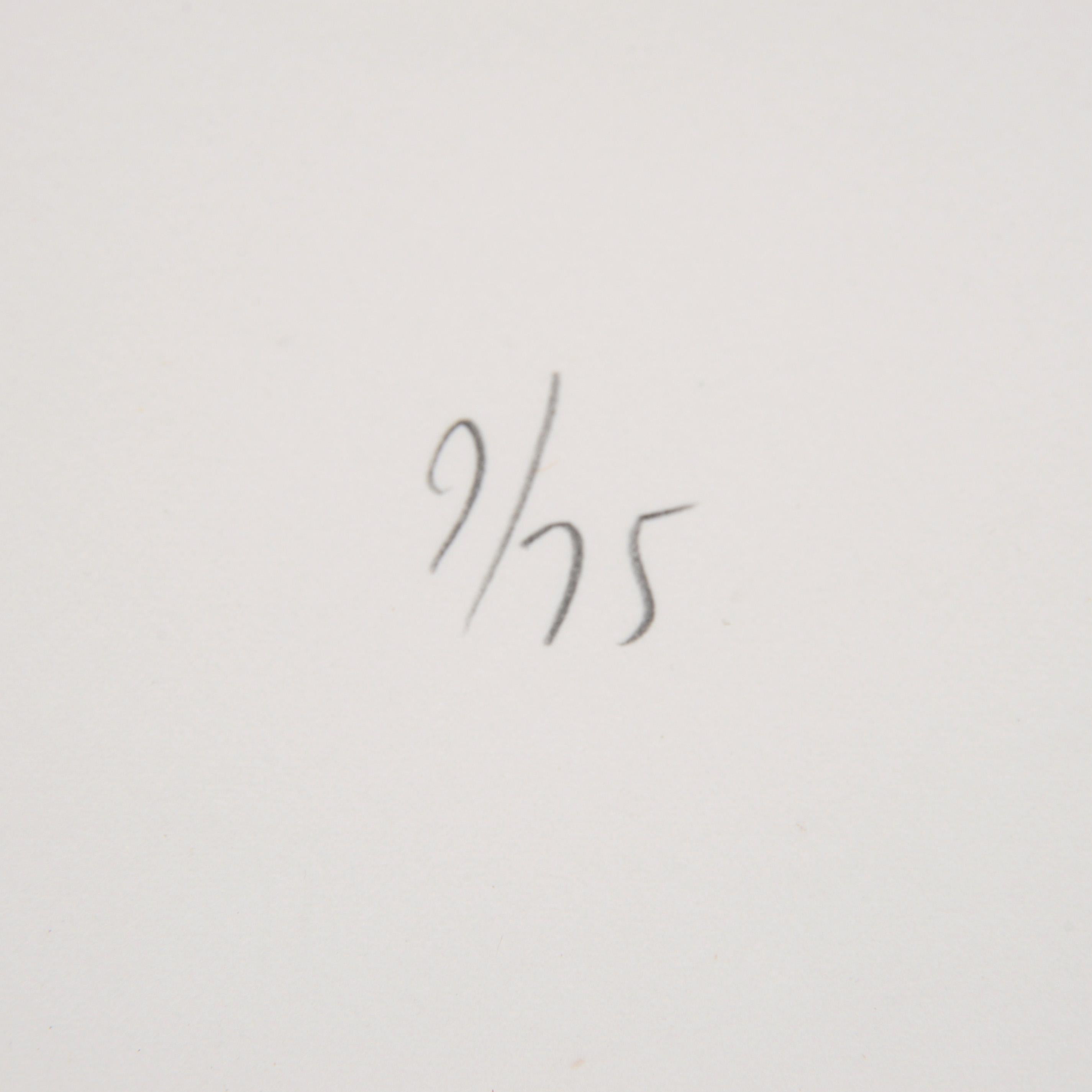 Ellsworth Kelly NEGRO/BLANCO/NEGRO Litografía en venta 4
