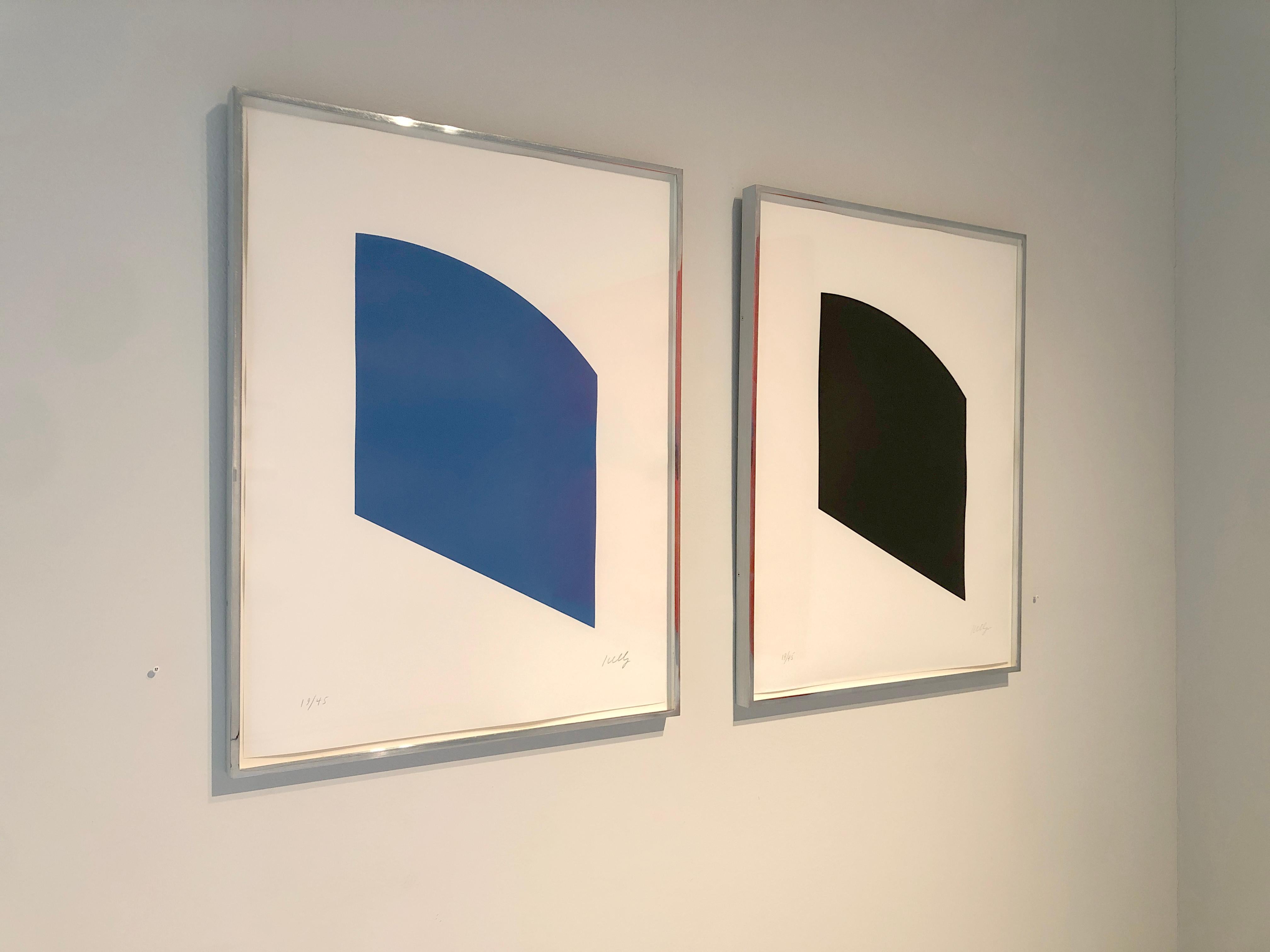 Ellsworth Kelly, Blue, 2003, Lithograph; framed geometric abstraction print For Sale 3