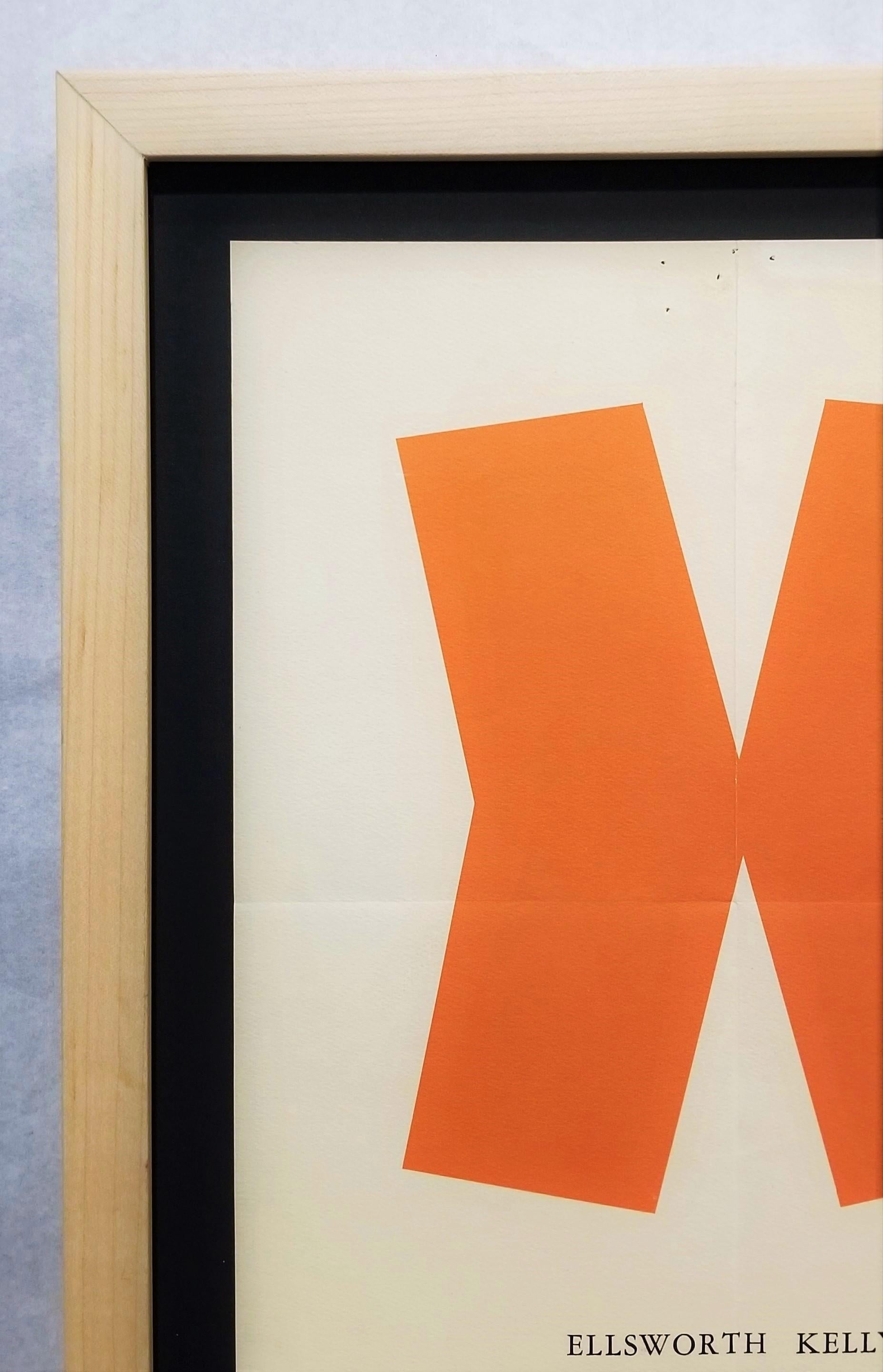 Ellsworth Kelly: Ferus Gallery (Gate) Poster /// Abstract Geometric Minimalism For Sale 4