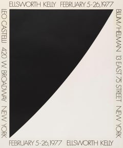 Ellsworth Kelly, Leo Castelli, NY & Blum Helman, NY (Black Curve)