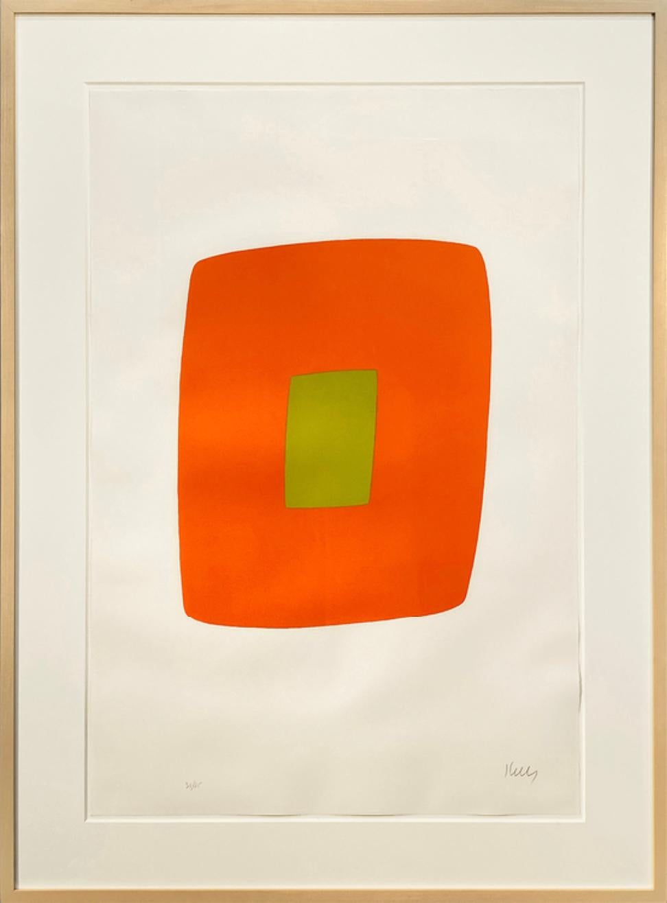 1964
Lithographie en couleurs sur papier Rives BFK, avec marges complètes
35 1/4 x 23 3/4 in. (89.5 x 60.3 cm)
Edition de 75
Signé et numéroté au crayon, dans la marge inférieure
Encadré, excellent état