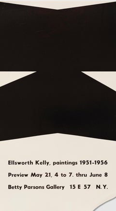 Ellsworth Kelly, Pinturas 1951-1956 (Negro)